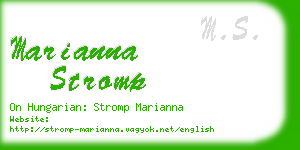 marianna stromp business card